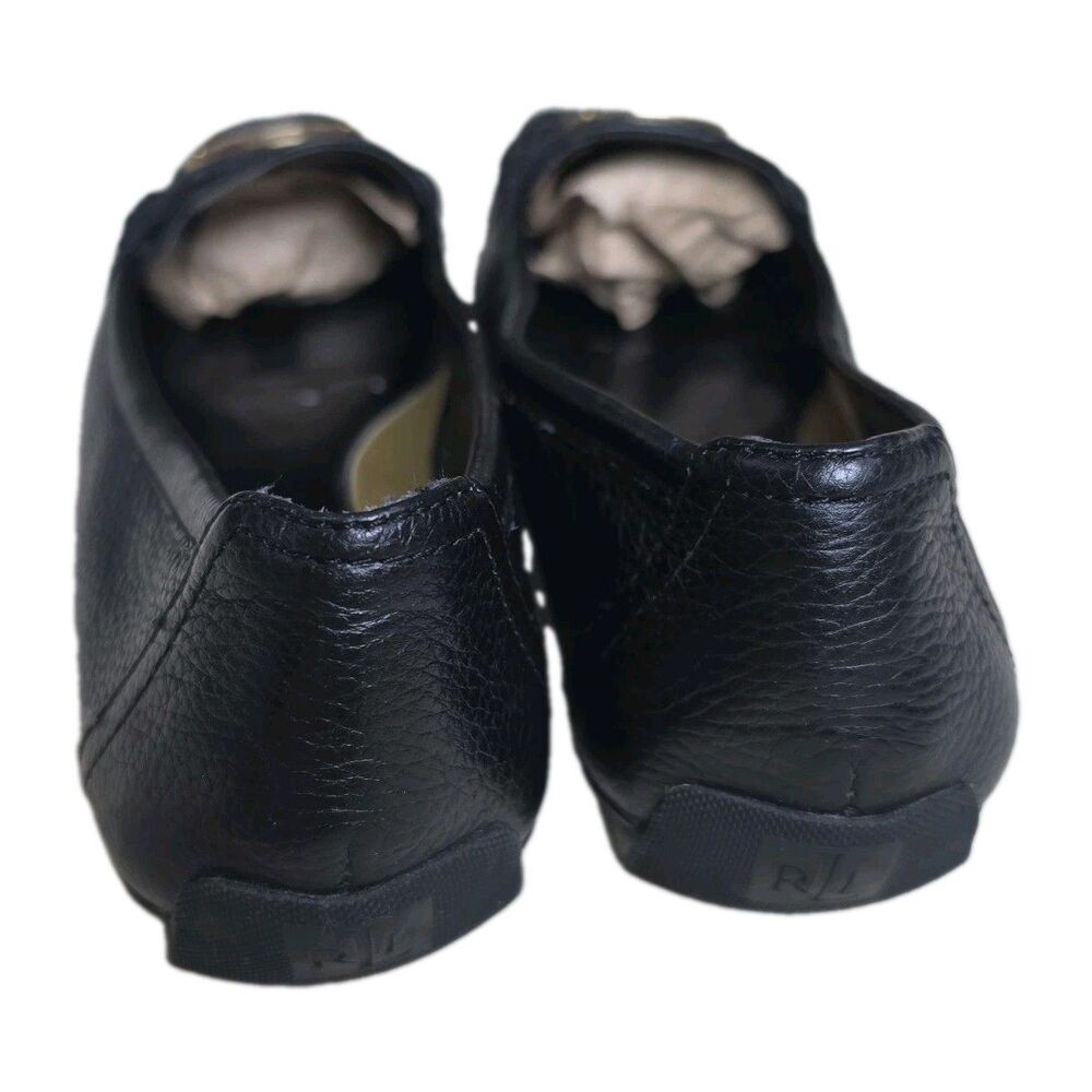 Lauren Ralph Lauren Black Label Leather Loafers Driving Shoes, Womens Size 6.5 M - Picture 4 of 12